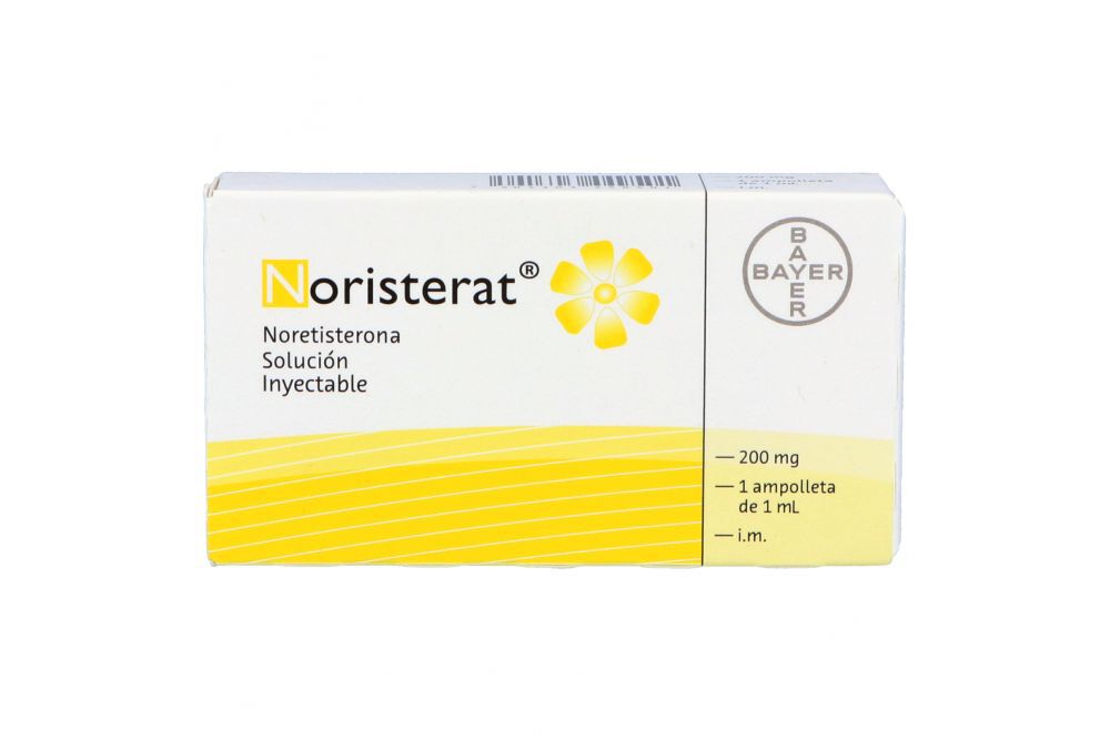 NORISTERAT 200MG C 1 AMP NORETISTERONA