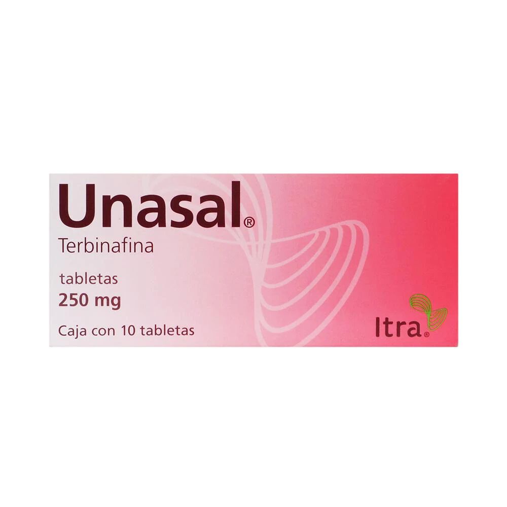 UNASAL 250MG C 10 TAB TERBINAFINA