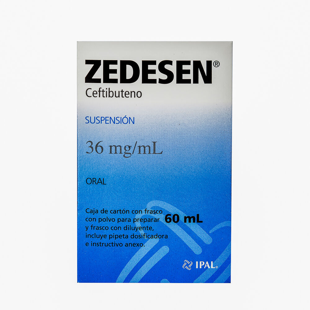 ZEDESEN 36MG SUSP 60ML CEFTIBUTEN