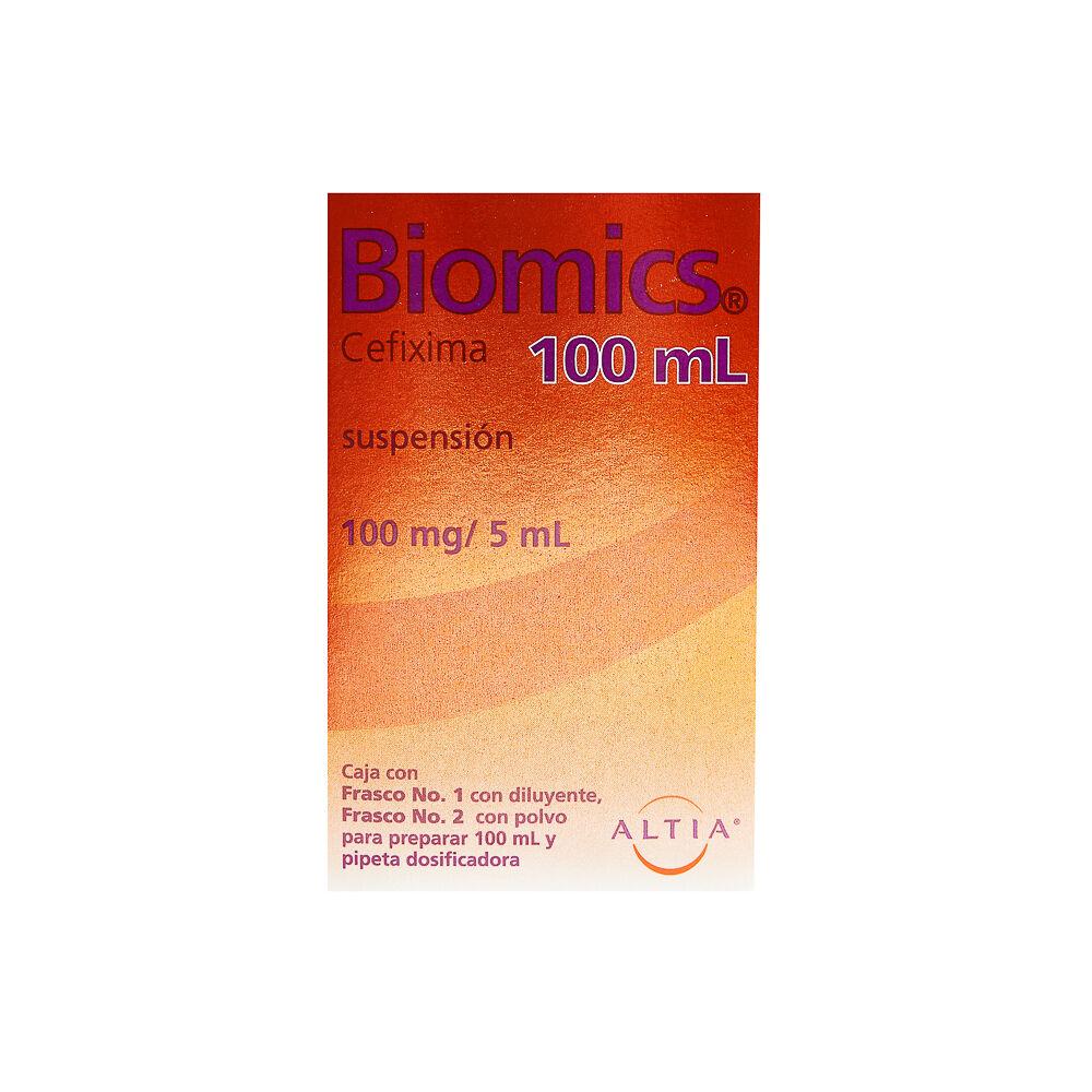 BIOMICS SUSP 100ML 100MG CEFIXIMA