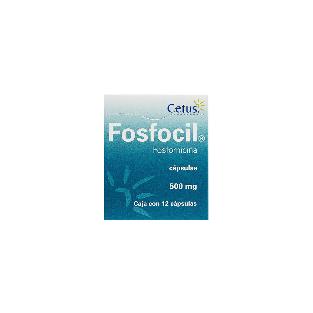 FOSFOCIL 500MG C 12 CAP FOSFOMICINA