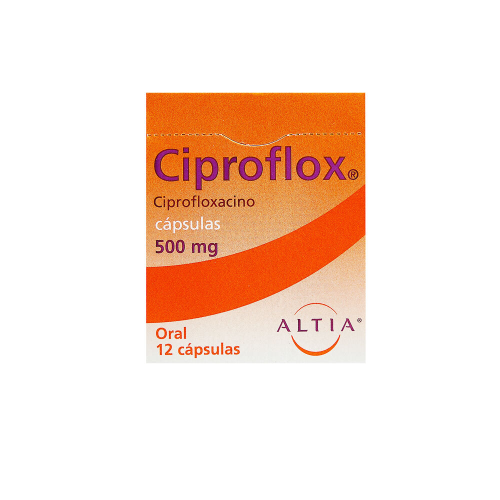 CIPROFLOX 500MG  C 12 CAP CIPROFLOXACINO