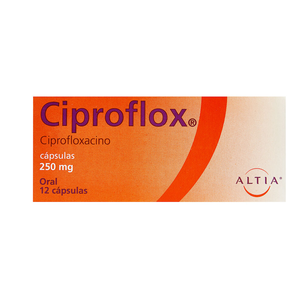 CIPROFLOX 250MG C 12 CAP CIPROFLOXACINO