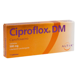 CIPROFLOX DM 500MG C 7 TAB CIPROFLOXACINO