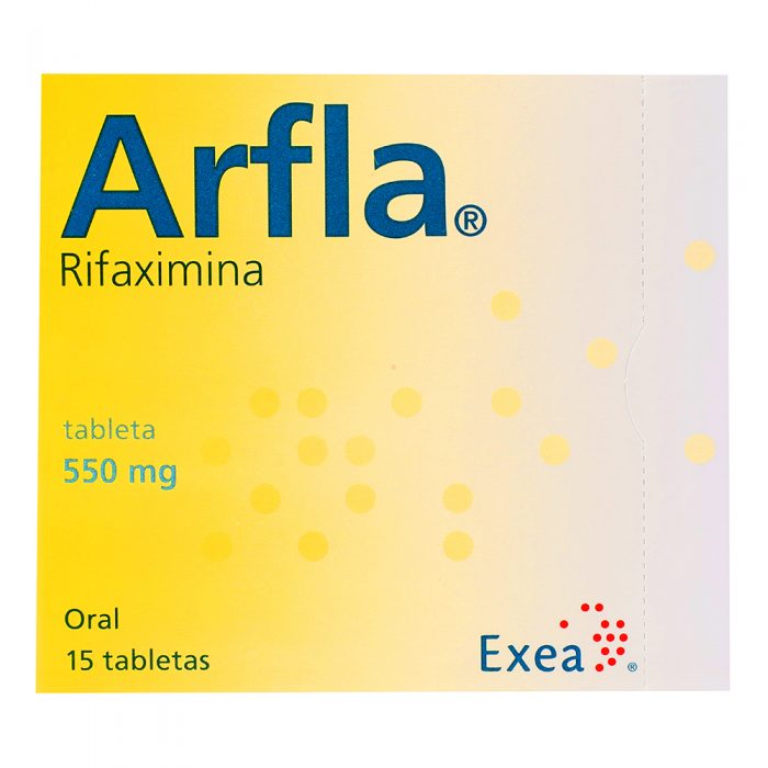 ARFLA 550MG C 15 TAB RIFAXIMINA