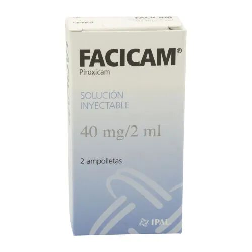 FACICAM 40MG C 2 AMP