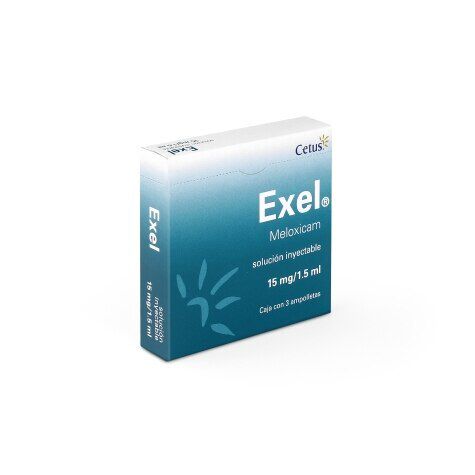 EXEL 15MG C 3 AMP 1.5ML MELOXICAM
