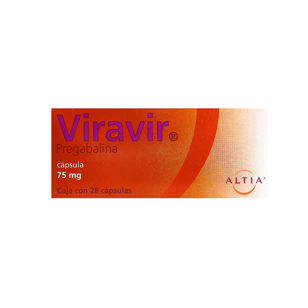 VIRAVIR 75MG C 28 CAP PREGABALINA