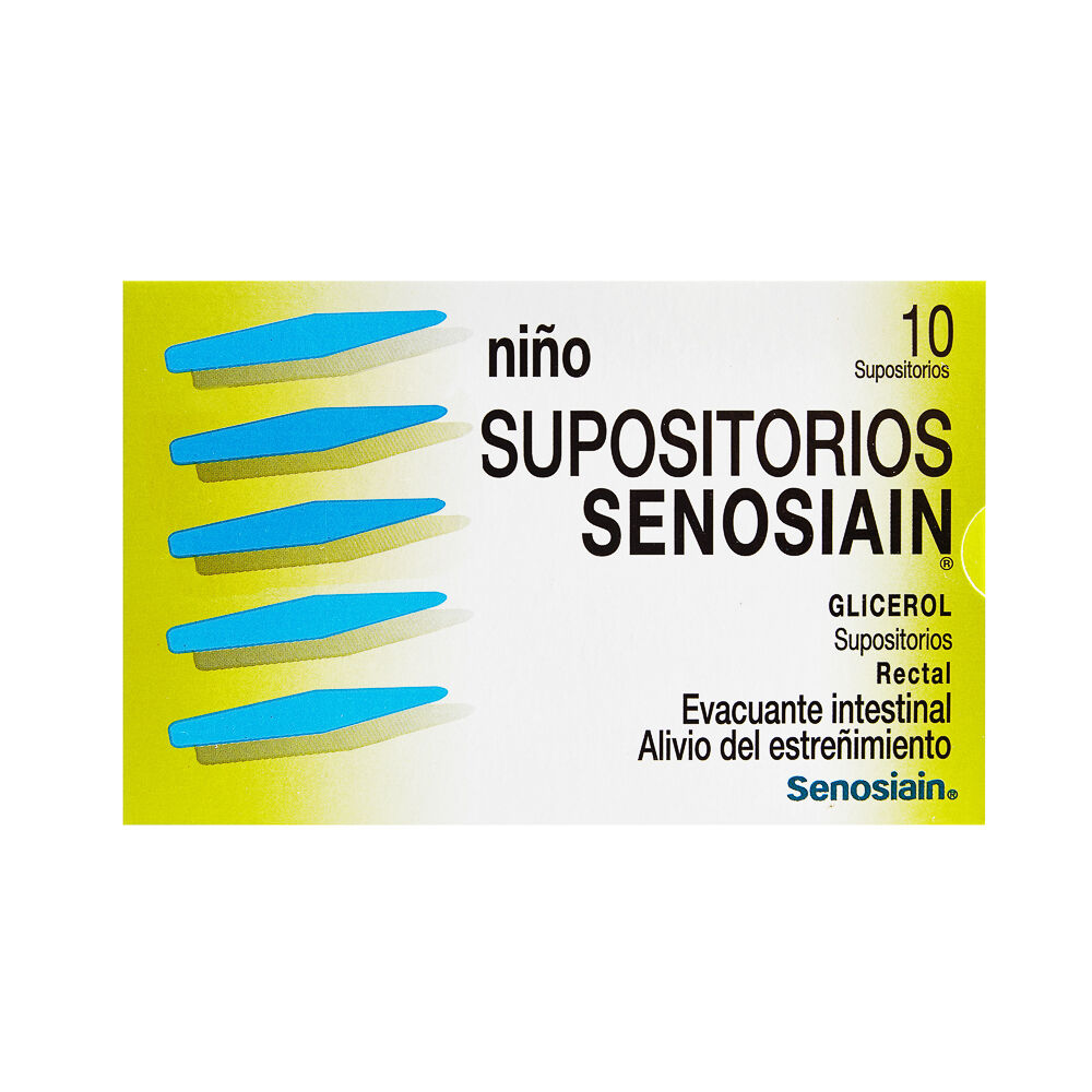 SENOSIAIN SUPOSITORIOS NINO C 10