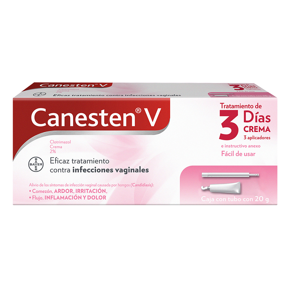 CANESTEN V 2 TRATAMIENTO 3 DIAS CREMA 20G