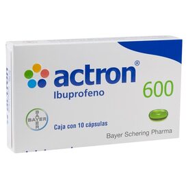 ACTRON 600MG C 10 CAP IBUPROFENO