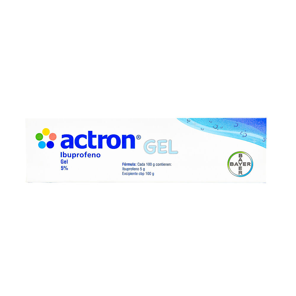 ACTRON GEL 5 TUBO 50G IBUPROFENO