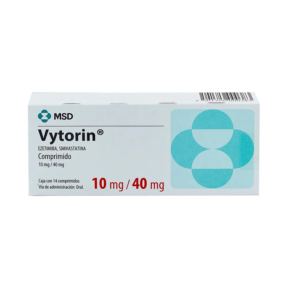 VYTORIN 10MG/40MG C 14 TAB EZETIMIBASIMVASTATINA