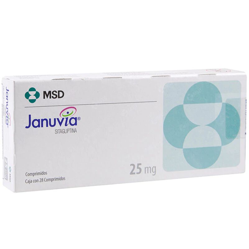 JANUVIA 25MG C 28 TAB SITAGLIPTINA