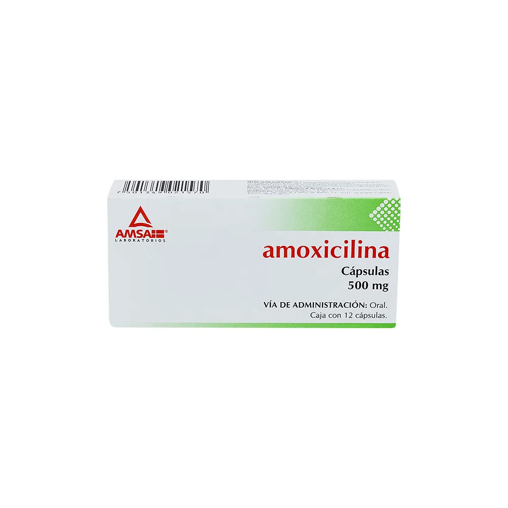 AMOXICILINA 500MG C 12 CAP AMSA
