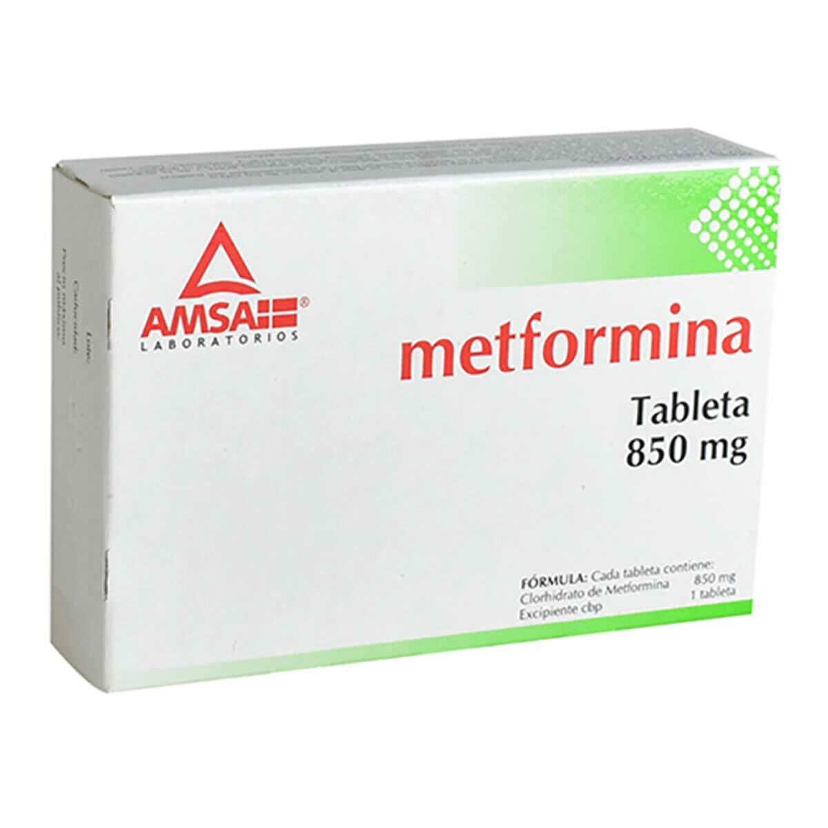 METFORMINA 850MG C 30 TAB AMSA