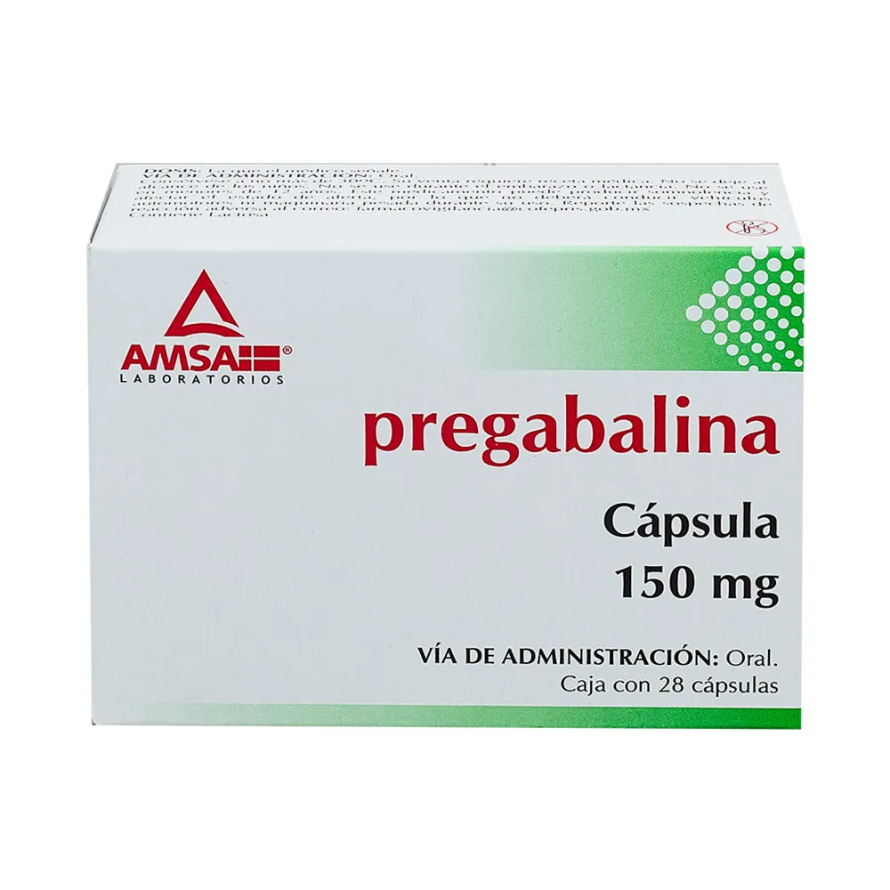 PREGABALINA 150MG C 28 CAP AMSA