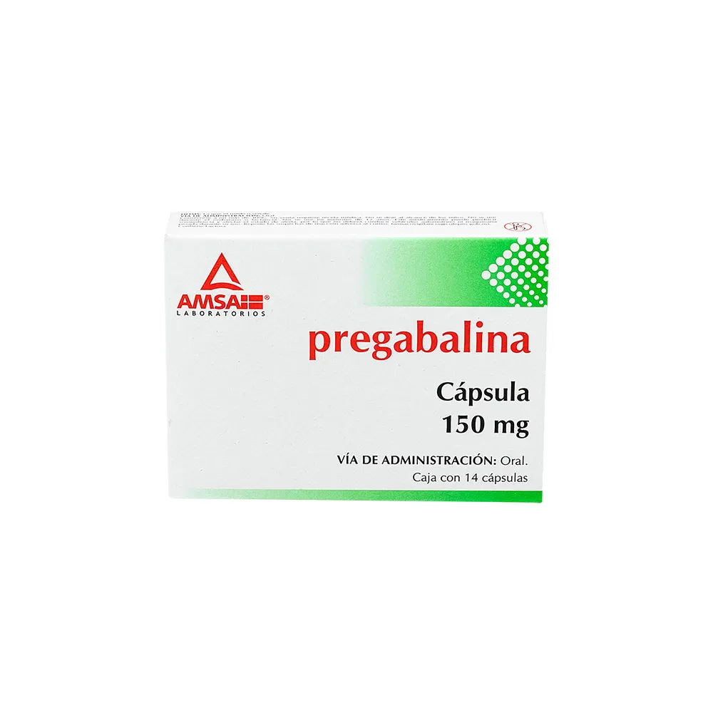 PREGABALINA 150MG C 14 CAP AMSA