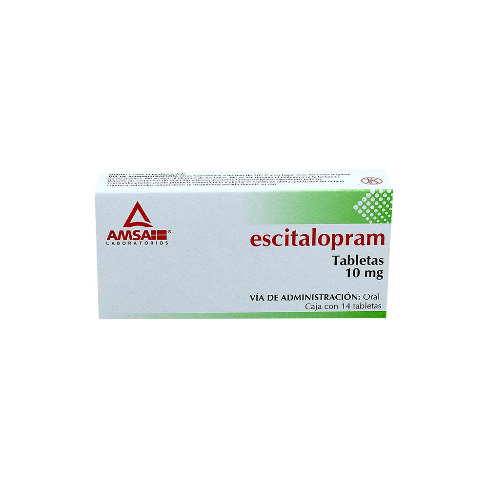 ESCITALOPRAM 10MG C 14 TAB AMSA