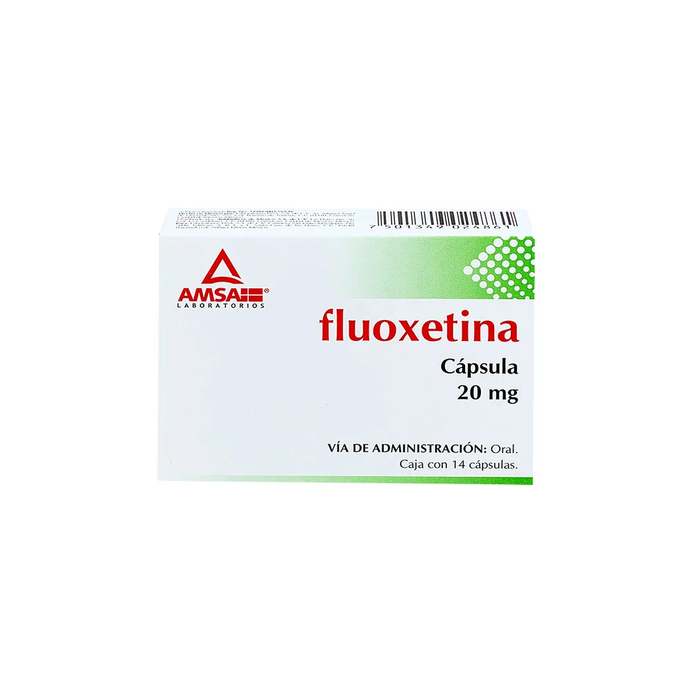 FLUOXETINA 20MG C 14 CAP AMSA