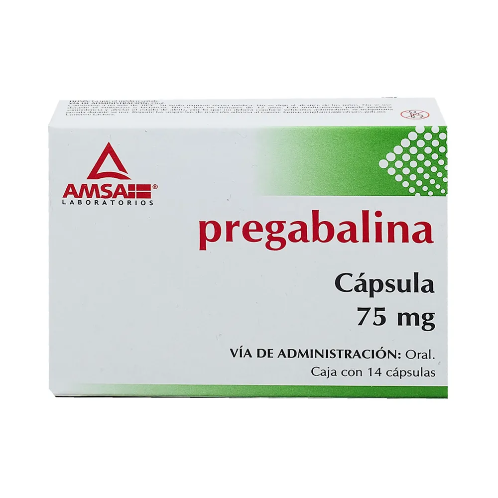 PREGABALINA 75MG  C 14 CAP AMSA