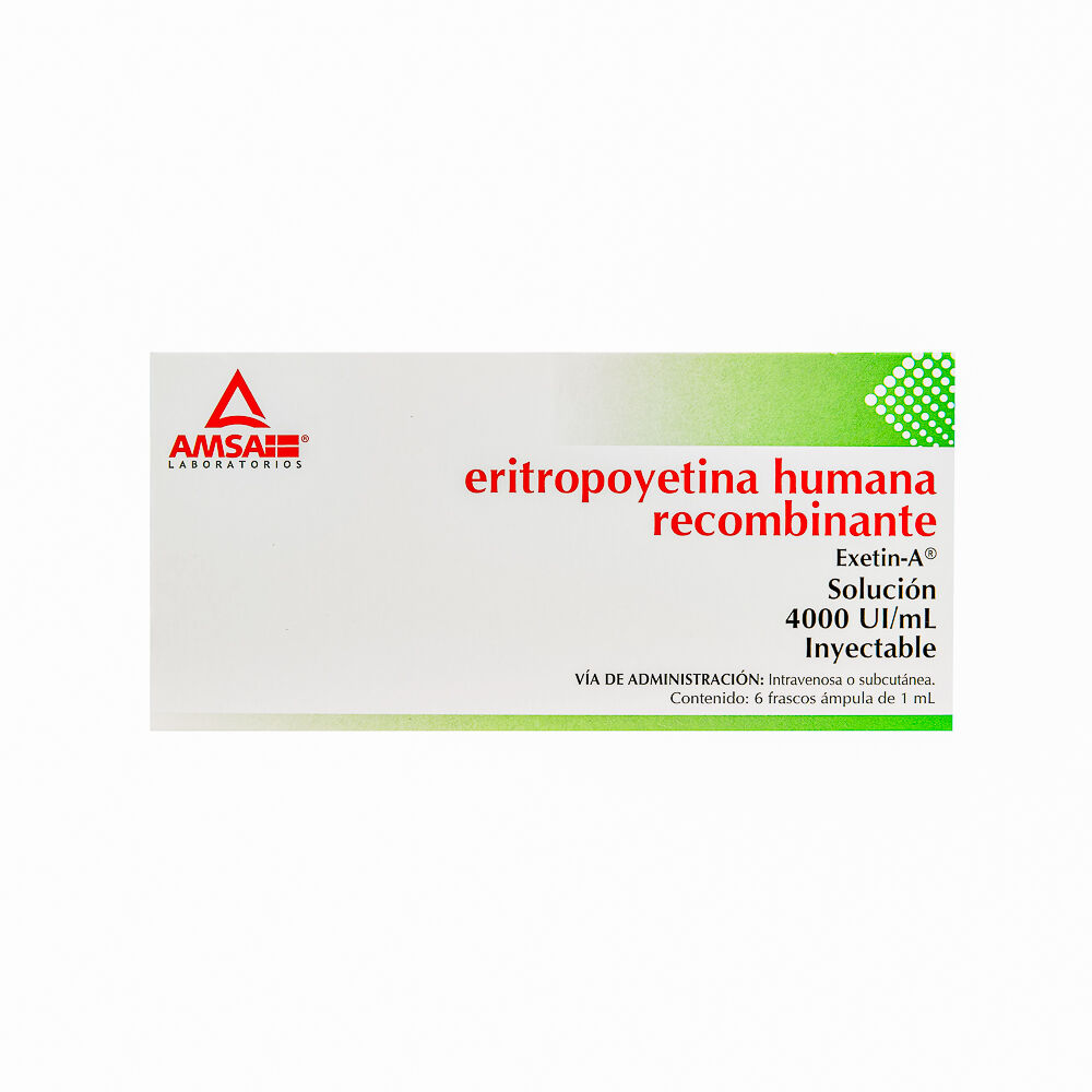 ERITROPOYECTINA FA 4000UI C 6 1ML AMSA
