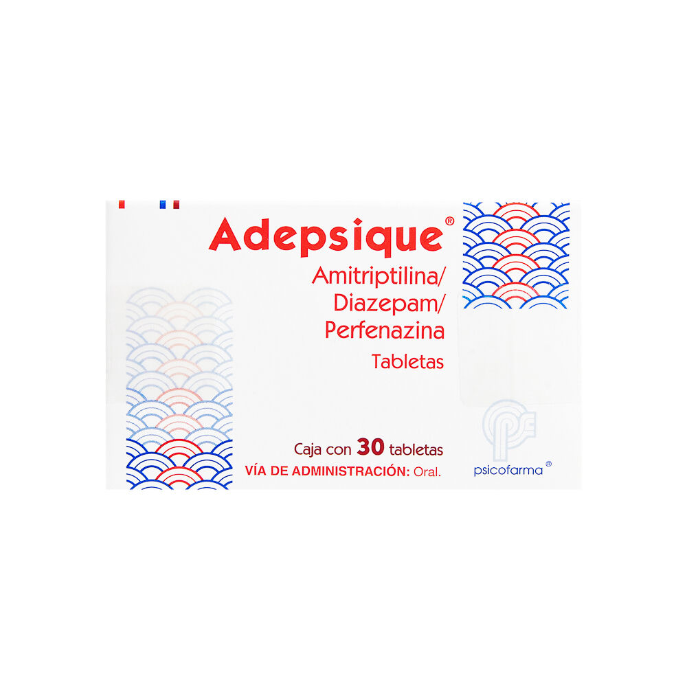ADEPSIQUE C 30 TAB AMITRIPTIDIAZEPAPERFENA