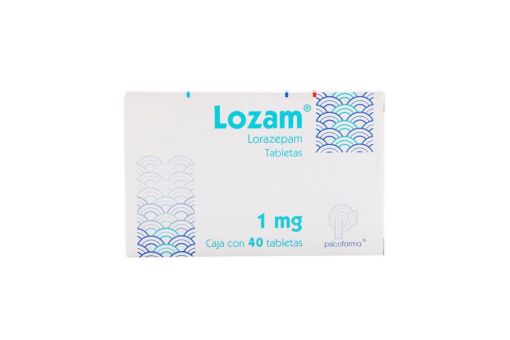 LOZAM 1MG C 40 TAB LORAZEPAM