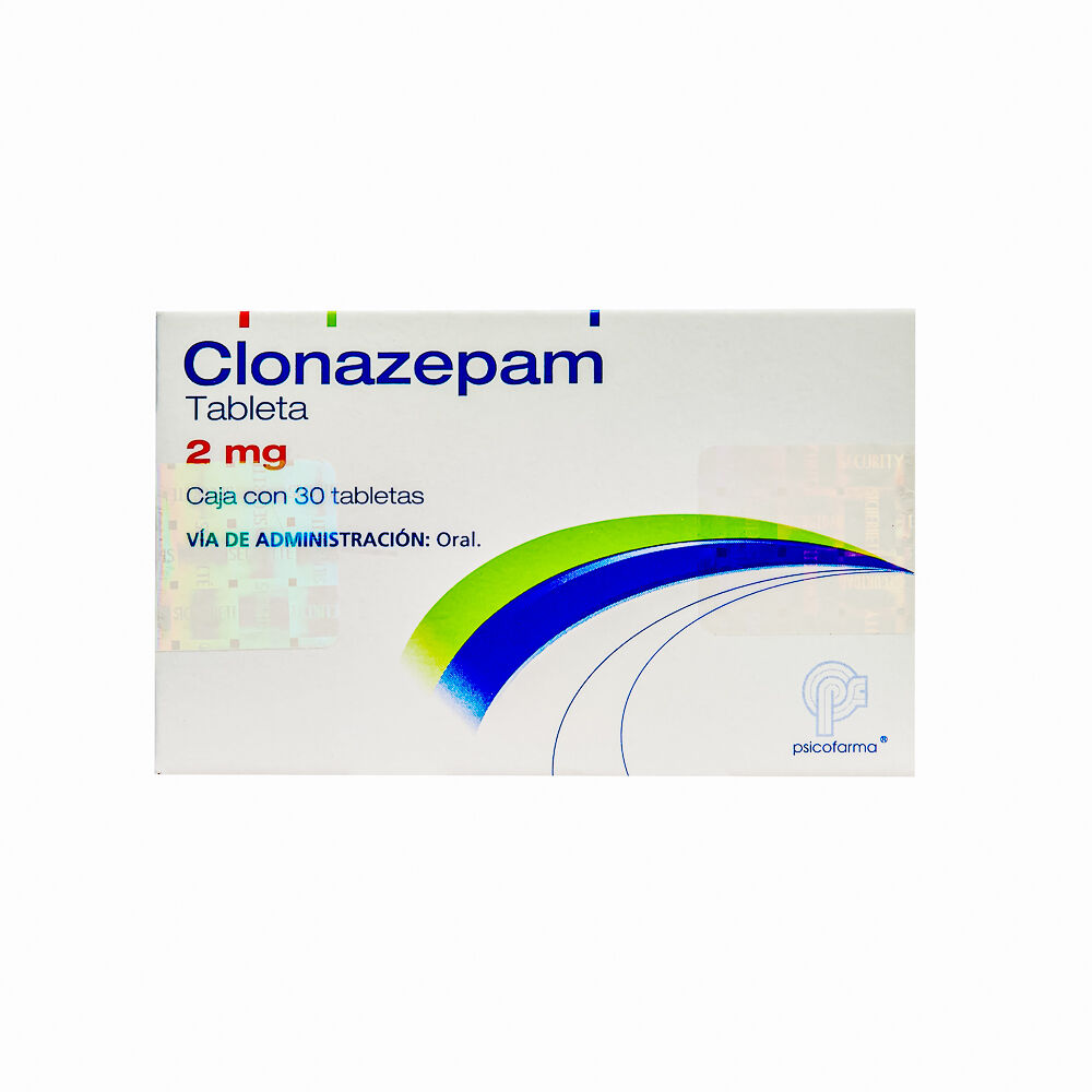 CLONAZEPAM 2MG C 30 TAB PSICOFARMA