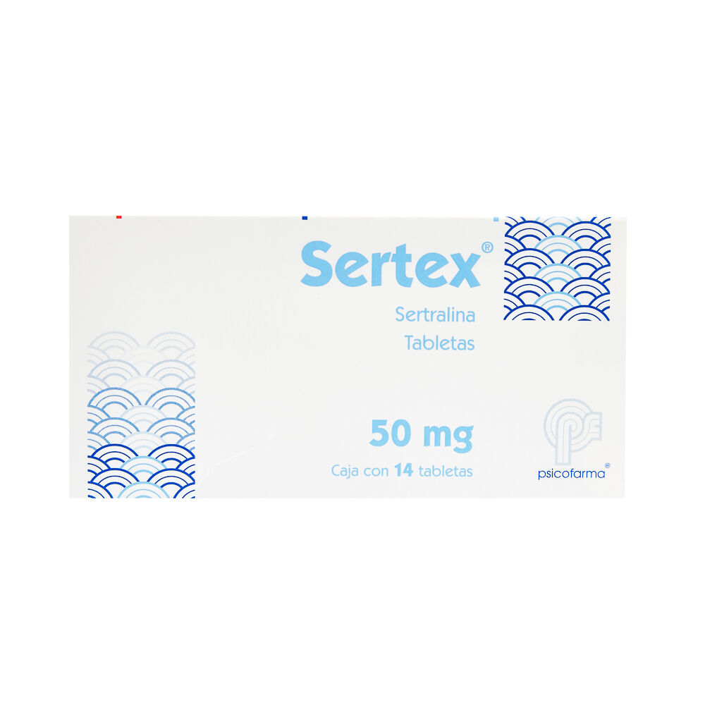 SERTEX 50MG C 14 TAB SERTRALINA