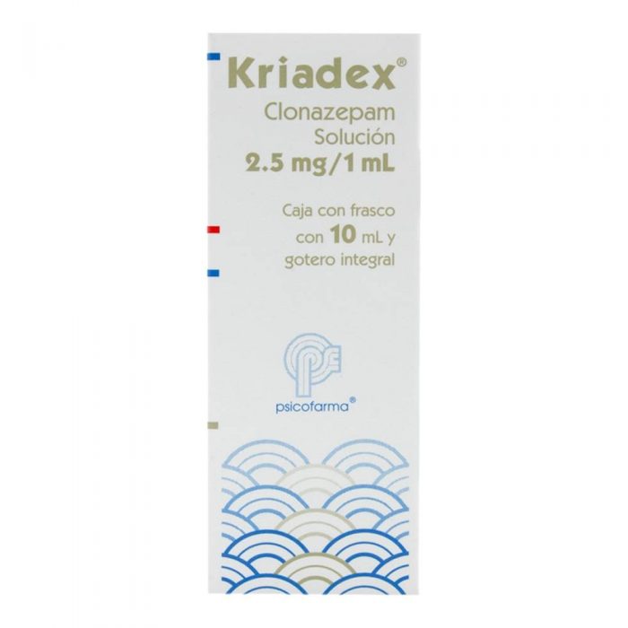 KRIADEX 2.5MG/1ML GTS O 20ML CLONAZEPAM