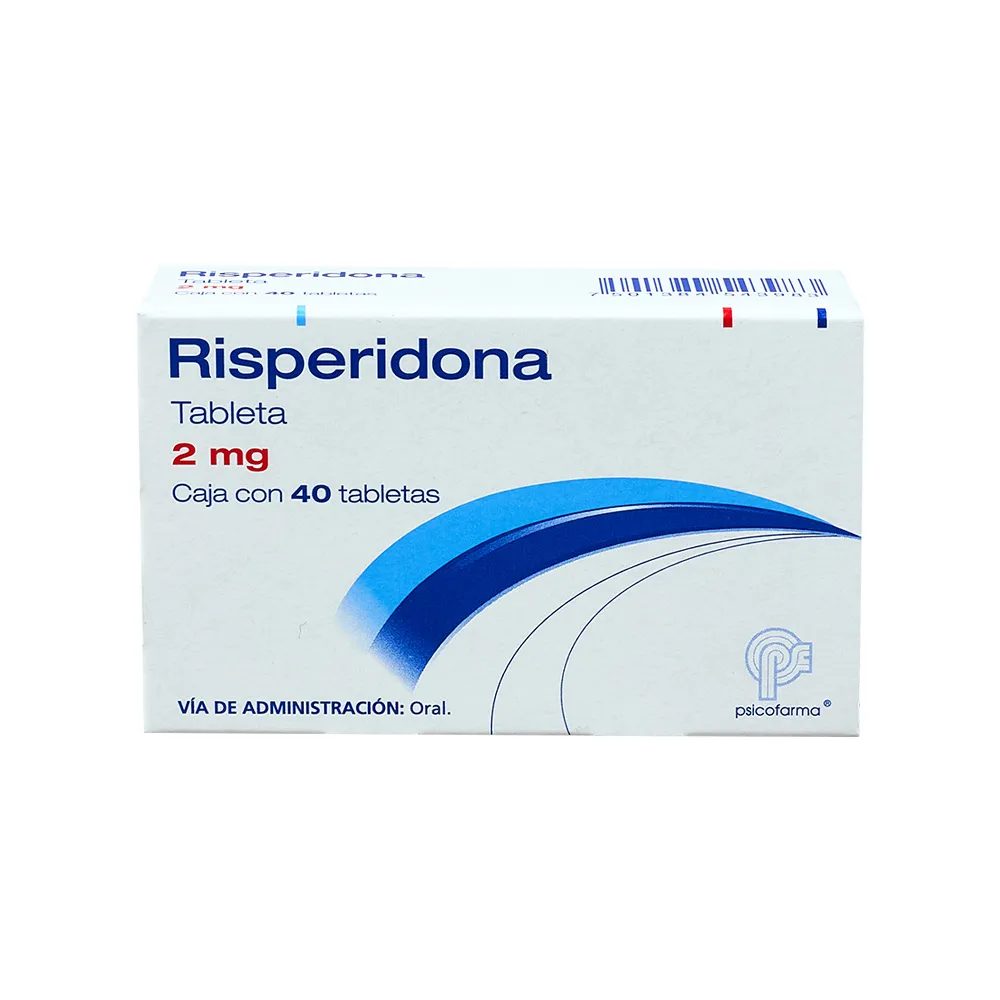 RISPERIDONA 2MG C 40 TAB PSICOFARMA (S)
