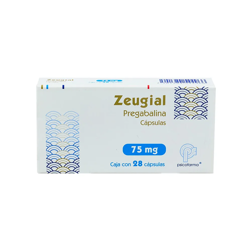 ZEUGIAL 75MG T 28 (PREGABALINA)