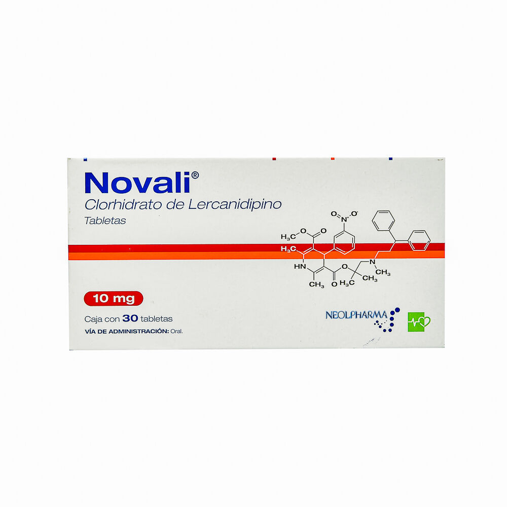 NOVALI 10MG C 30 TAB LERCANIDIPINO