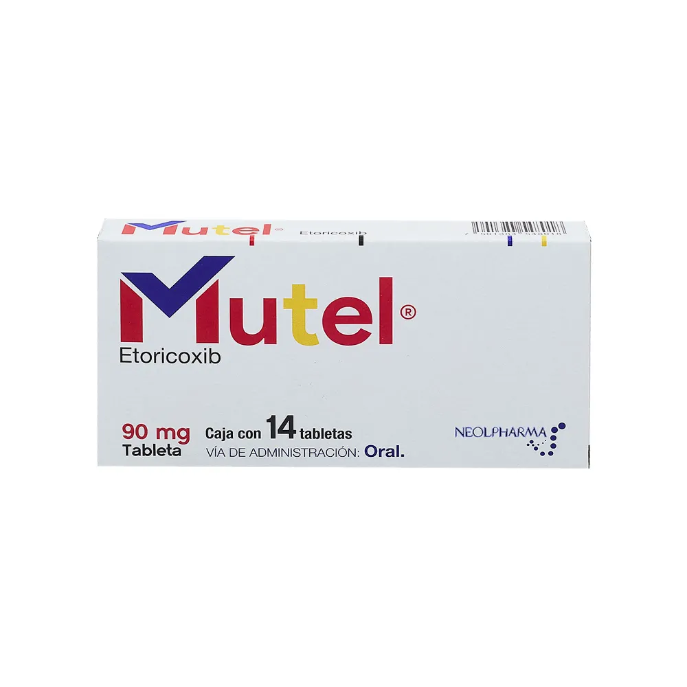 MUTEL 90MG C 14 TAB ETORICOXIB