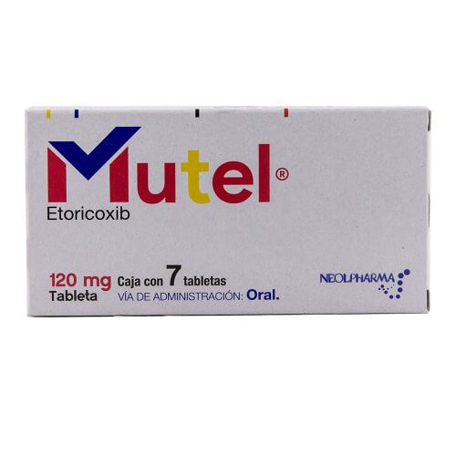 MUTEL 120MG C 7 TAB ETORICOXIB