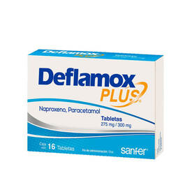DEFLAMOX PLUS 275/300MG TAB 16