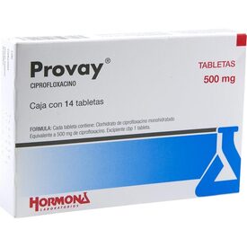 PROVAY 500MG C 14 TAB CIPROFLOXACINO