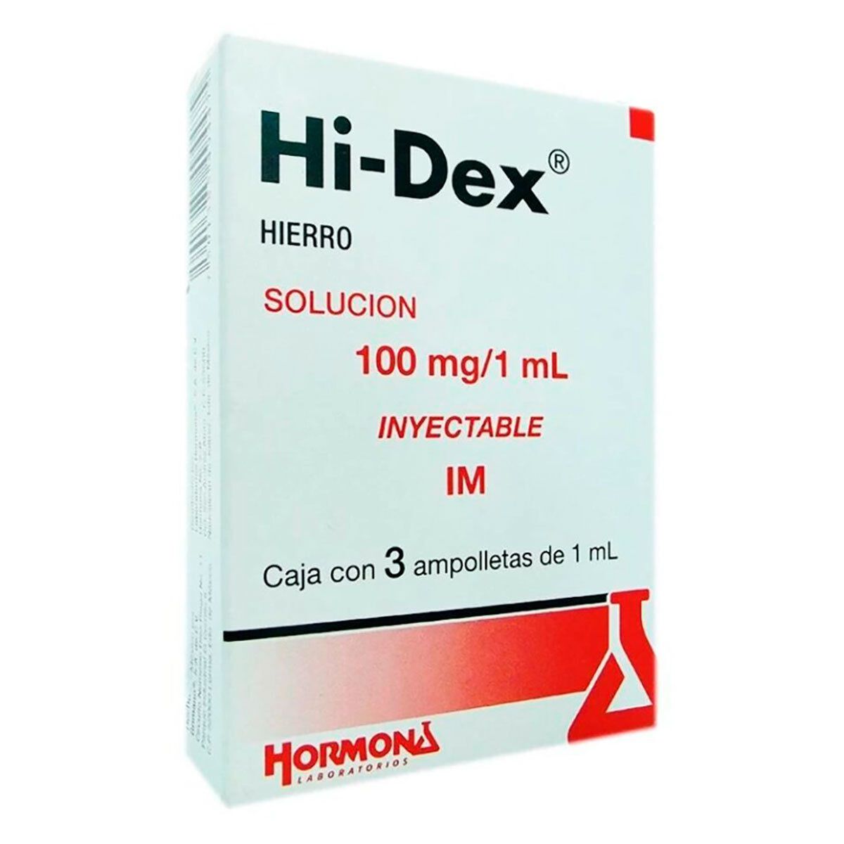 HIDEX AMP 1ML C 3 HIERRO DEXTRAN