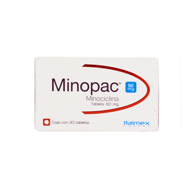 MINOPAC 50MG C 30 TAB