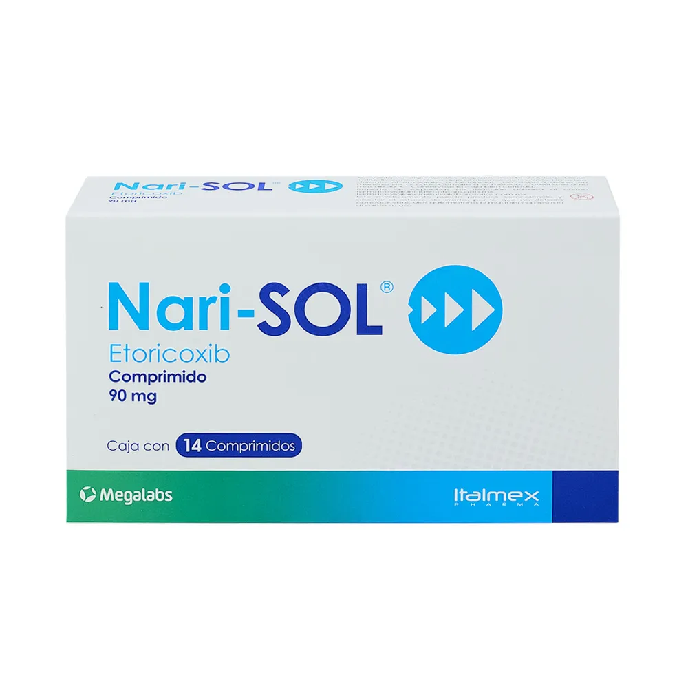 NARI SOL 90MG C 14 TAB ETORICOXIB