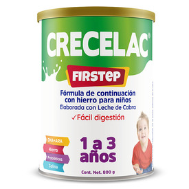CRECELAC FIRSTEP PVO 1 A 3 AN LECHE DE CABRA 800G