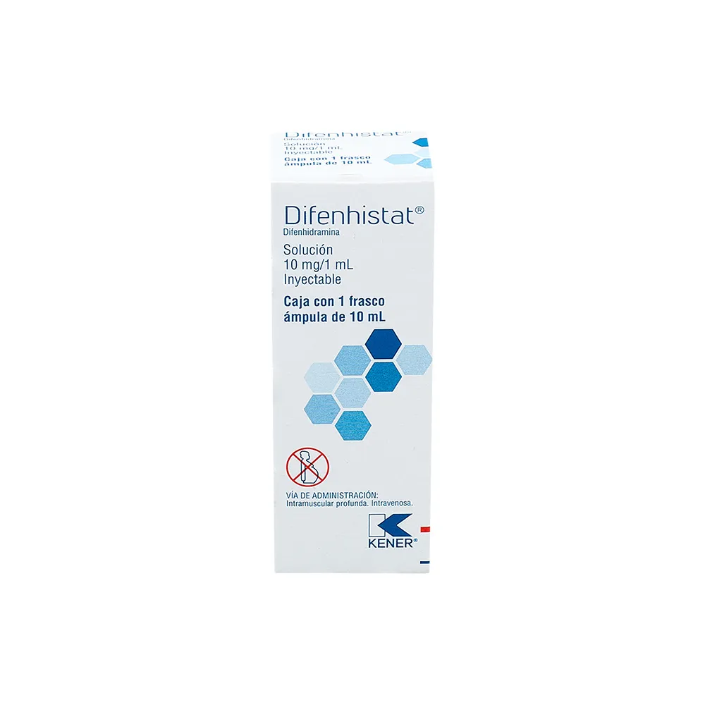 DIFENHISTAT 10MG/1ML FA 10ML DIFENILHIDRAMINA