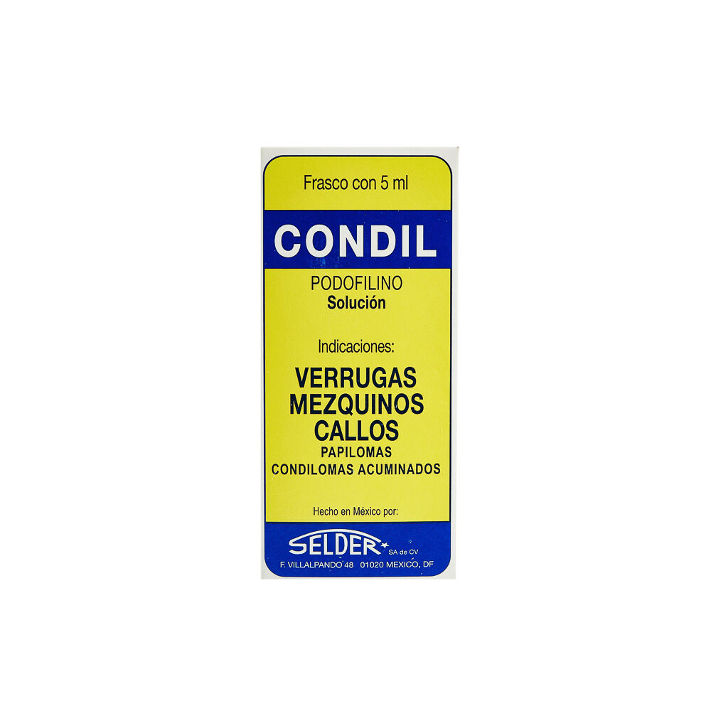 CONDIL SOL TOPICA 5ML PODOFILINO