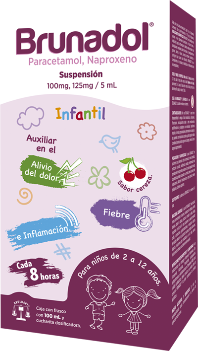 BRUNADOL INF SUSP 100ML PARACETAMOL/NAPROXENO