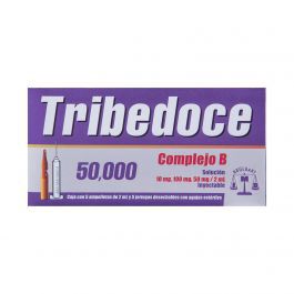 TRIBEDOCE 50,000 UI SOL INY C 5 AMP