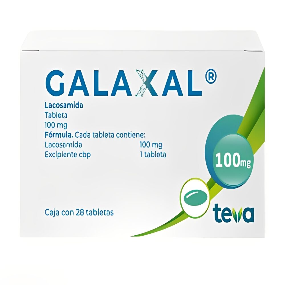 GALAXAL 100MG C 28 TAB LACOSAMIDA