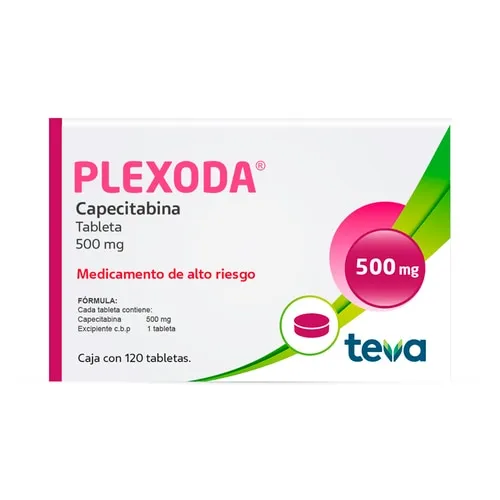 PLEXODA 500MG C 120 TAB CAPECITABINA