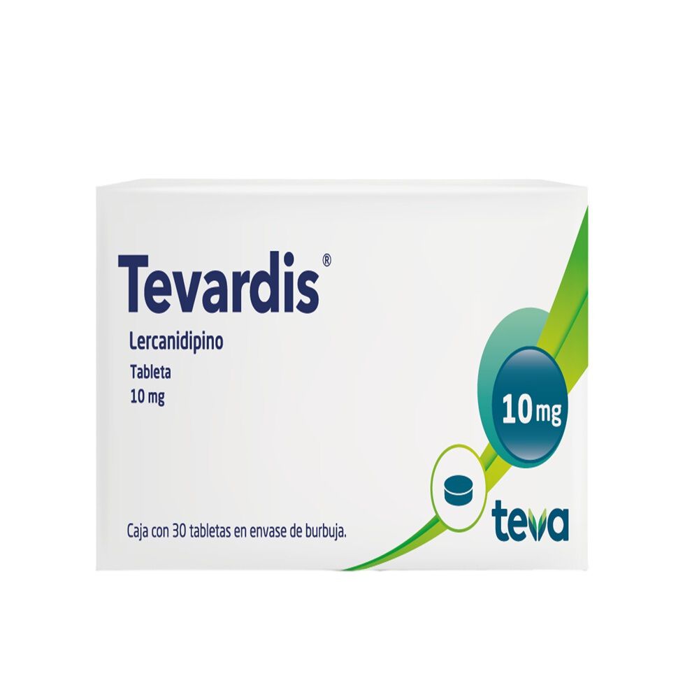 TEVARDIS 10MG C 30 TAB LERCANIDIPINO