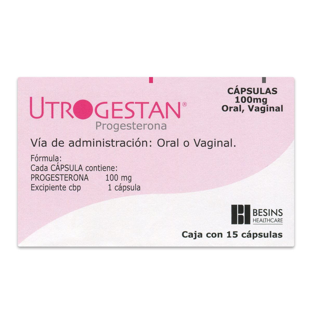 UTROGESTAN 100MG C 15 CAP PROGESTERONA